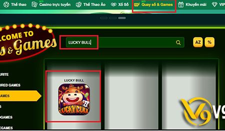 Khám phá cách chơi Lucky Bull cơ bản tại nhà cái cá cược V9Bet