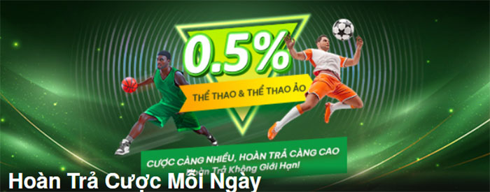 Thưởng hoàn trả tại V9bet